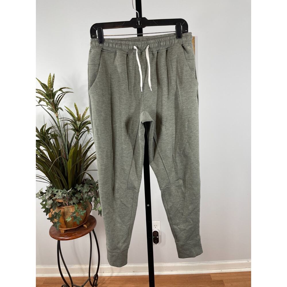 Kenneth Cole Jogger Pants Womens M Gray Tapered Leg Utility Sporty Chic Athletic